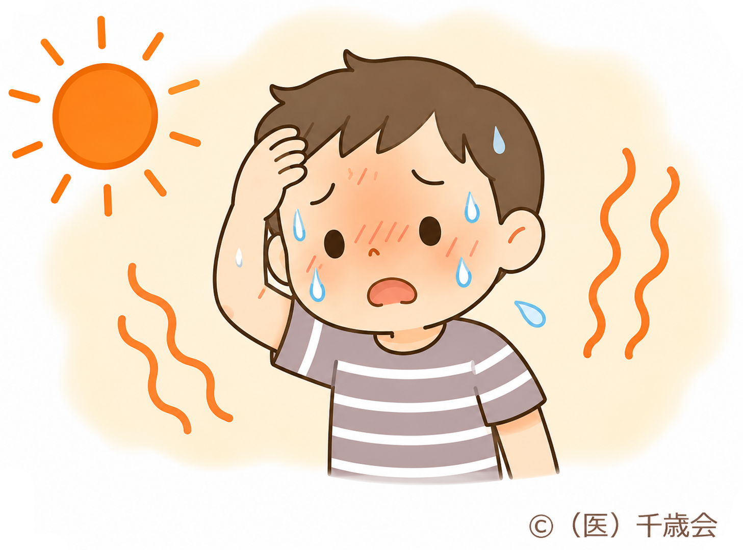 熱中症になりやすい原因１体温が上がりやすい